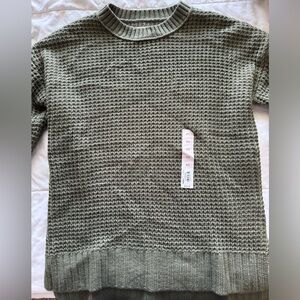 Olive green sweater new with tags